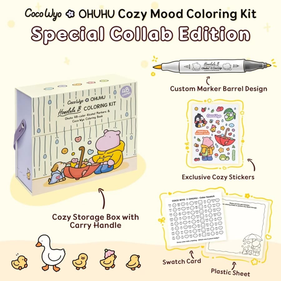 Coco wyo cozy mood coloring kit - Afbeelding 4