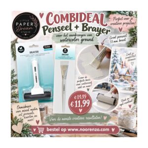 COMBI brayer + penseel