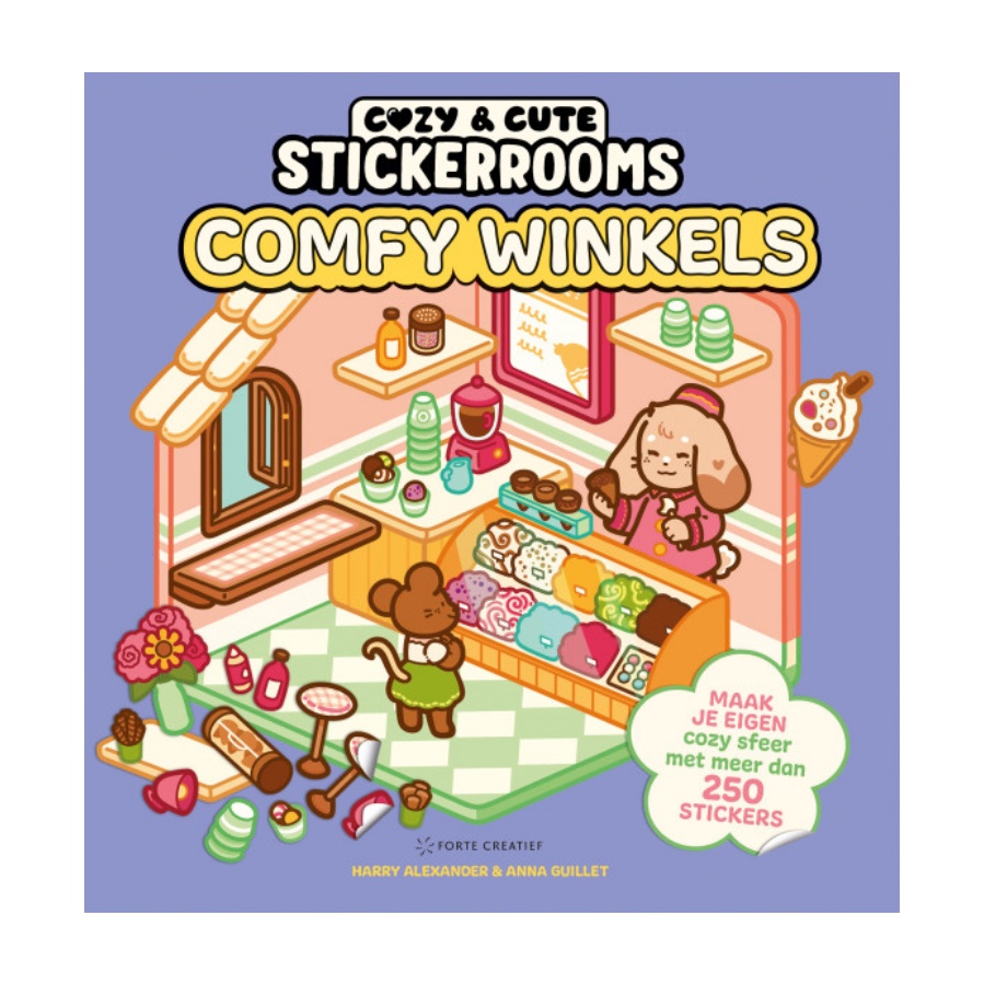 Stickerboek stickerrooms comfy winkels