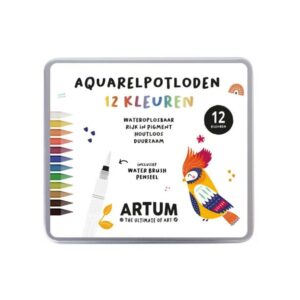 Aquarelpotloden 12 sts