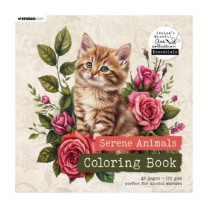 Kleurboek serene animals