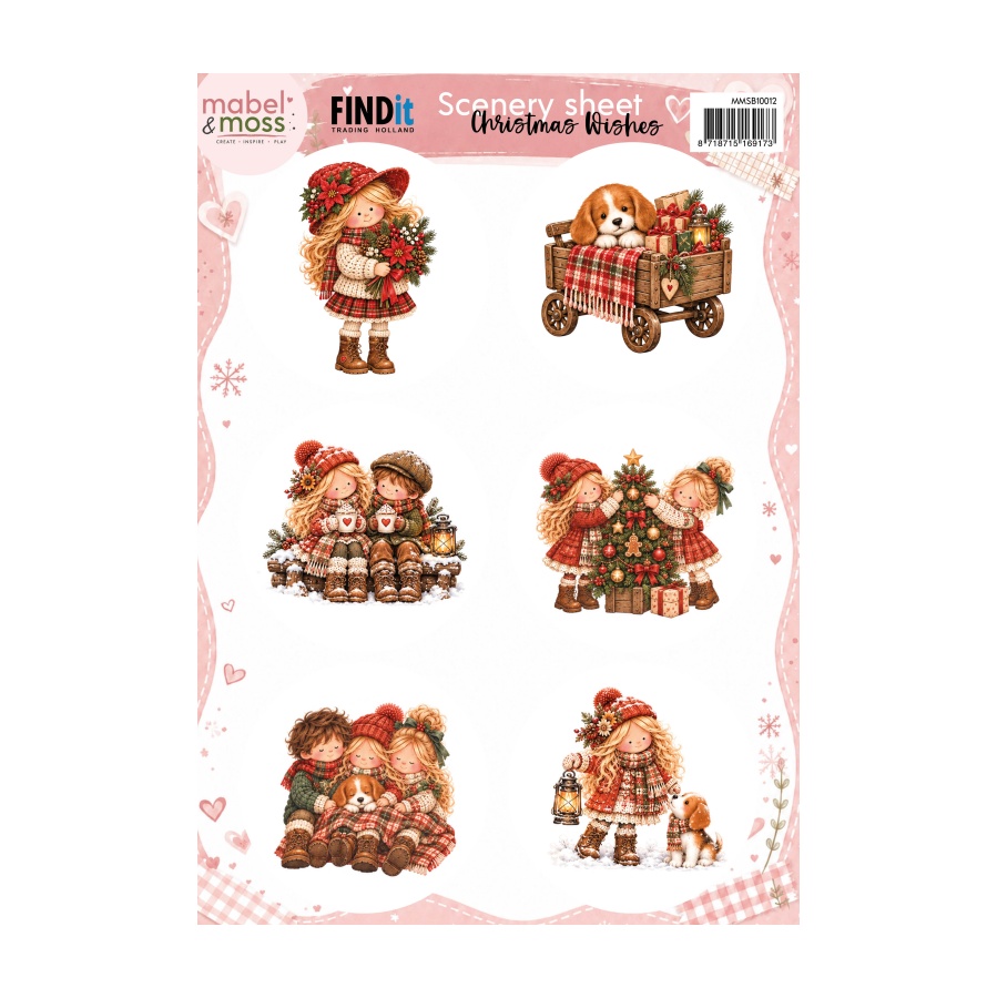 Stansvel scenery sheet christmas wishes