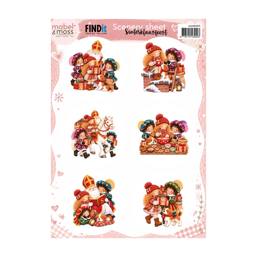 Stansvel scenery sheet sinterklaasfeest